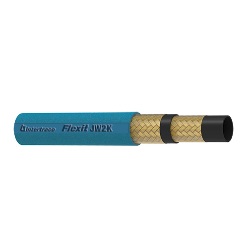 Two wire braid jet wash hose